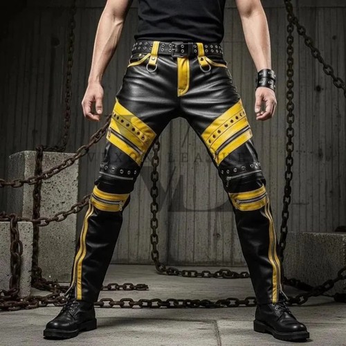 Pantalone biker uomo vera